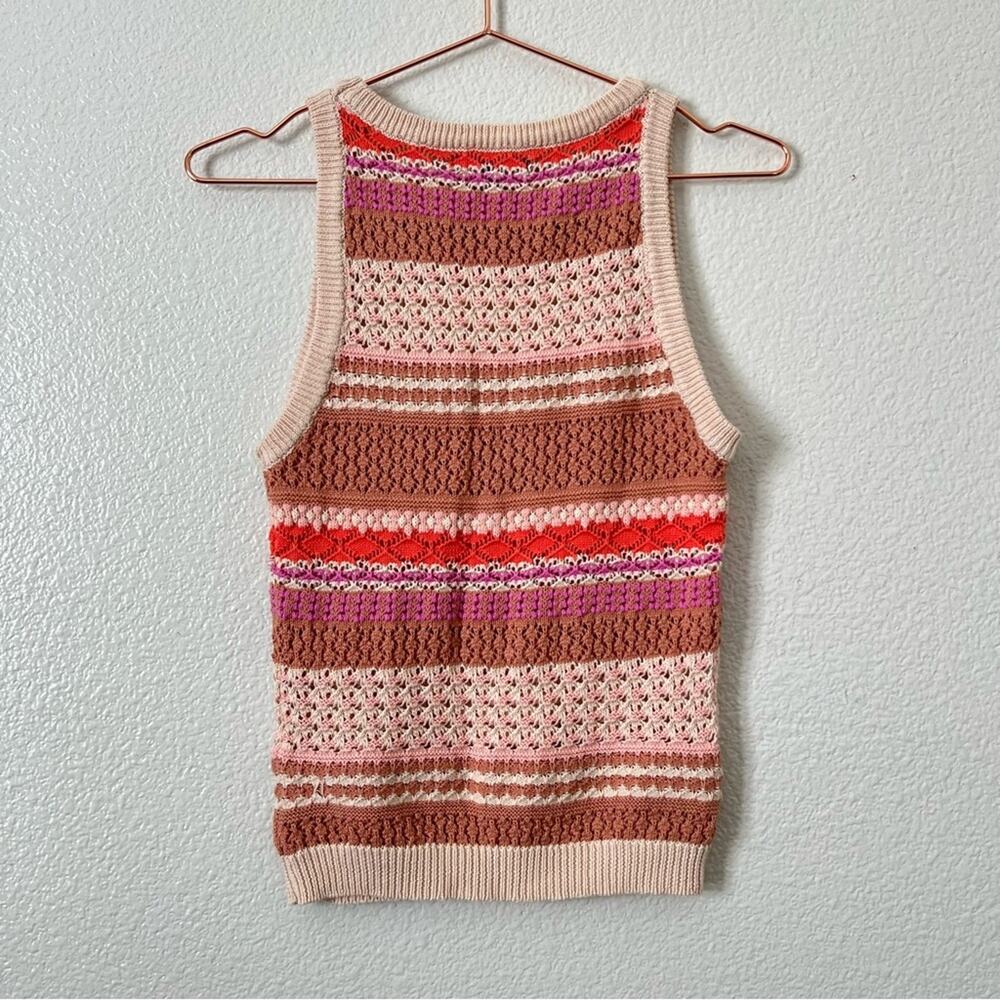 Lulus Exceptional Expression Beige Multi Striped … - image 7